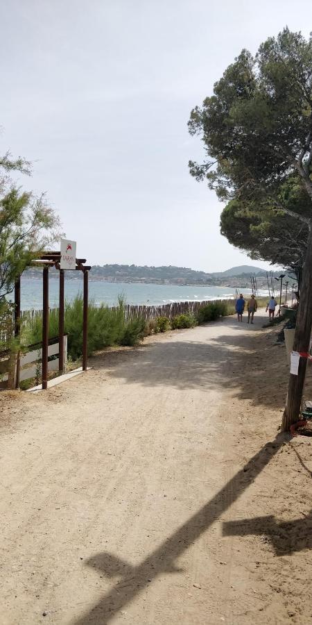 "Ti Sable" Agreable Studio Climatise, Jolie Vue Mer, Piscine A Cavalaire Sur Mer Golfe De St-Tropez Bagian luar foto